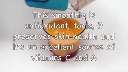 How to make a healthy orange and apricot smoothie