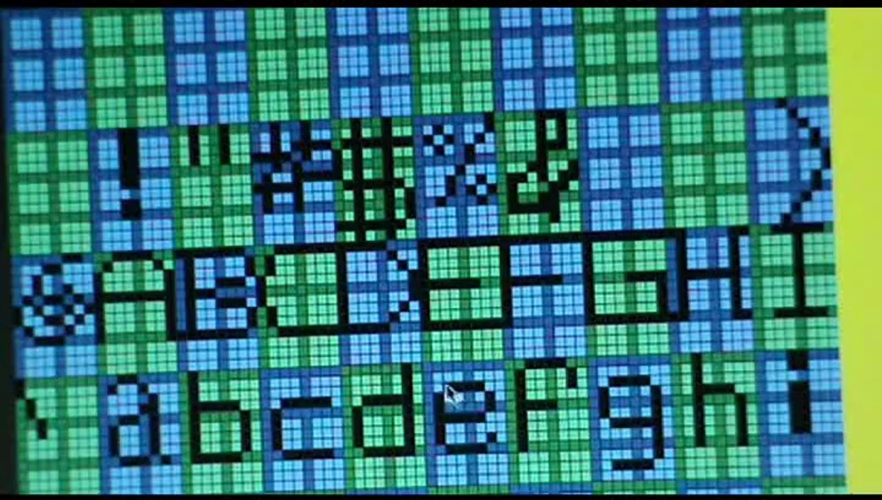 Création d'un jeu vidéo : dessin des caractères