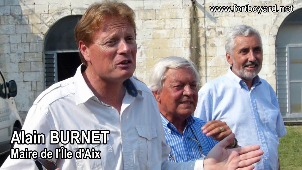 Inauguration des mystères du Fort Boyard - Discours d'Alain Burnet (île d'Aix)