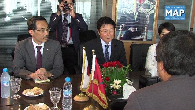 عبد القادر اعمارة يجري مباحثات مع وفد عن مجلس المستشارين الياباني