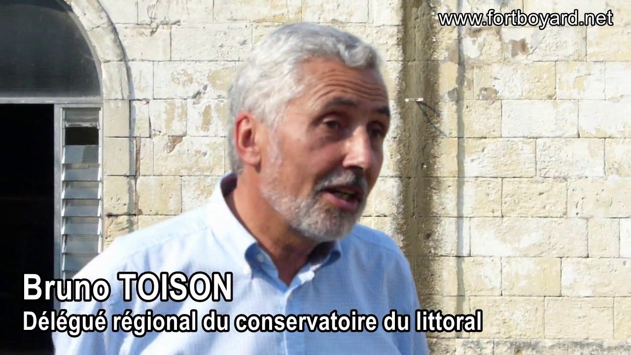 Inauguration des mystères du Fort Boyard - Discours de Bruno Toison (Conservatoire du littoral)
