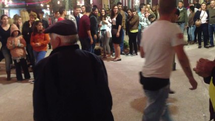 Elderly man shows off smooth dance moves