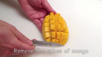 How to easily cut and peel a mango