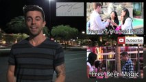 Zombie street magician scares street-goers in Las Vegas
