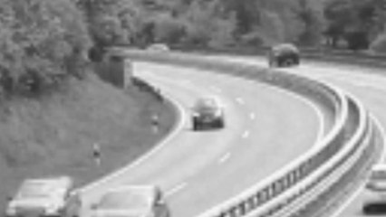 Car disappears without a trace on the highway
