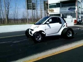 This Tiny 'Smart Car' Has a Big Block V8 Engine