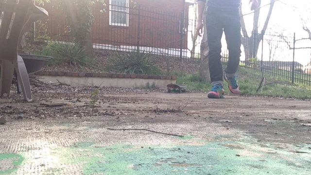 Skateboarding Double Kickflip in Slow Motion