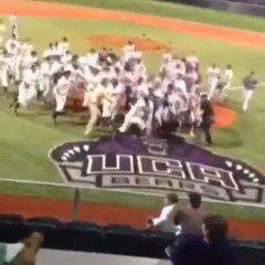 Brawl at UCA vs UALR Baseball Game