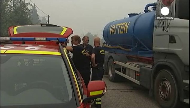 Massive forest fire engulfs Sweden forcing mass evacuation