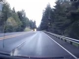 Driver's Dash Cam Captures Vehicle Rollover