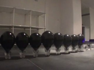 Blu-Ray Laser Destroys 100 Balloons In a Row