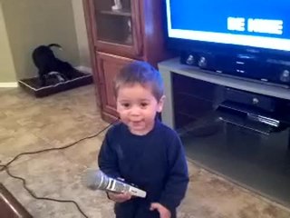 This Baby Was Born to Sing!