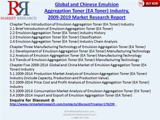 Global and Chinese Emulsion Aggregation Toner Industry (EA Toner) 2019