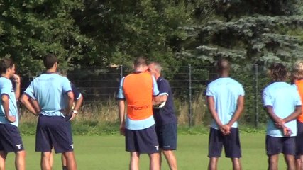 5.8.14- QUI MARIENFELD, l'allenamento pomeridiano della Lazio