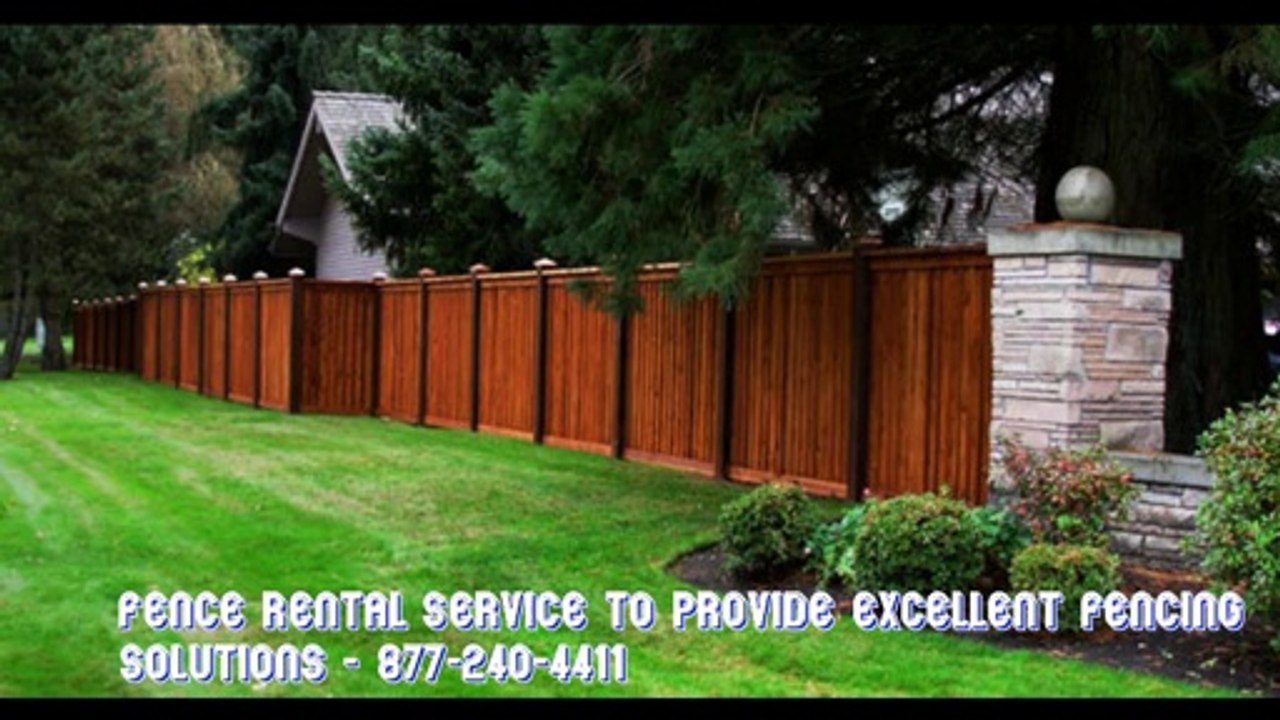 Fence Rental Service to provide excellent fencing solutions