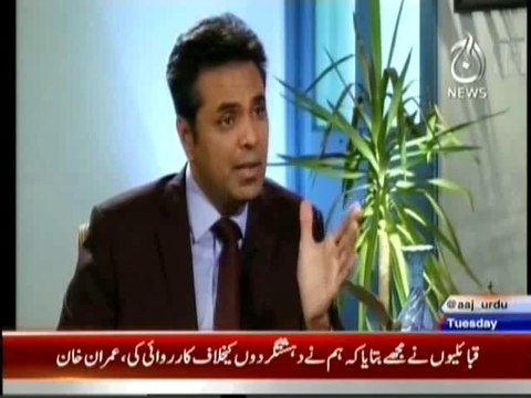 Imran Khan got angry on Talat Hussain Question During Exclusive Interview