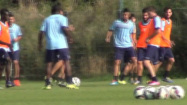 5.8.14- QUI MARIENFELD, l'allenamento pomeridiano agli ordini di Pioli