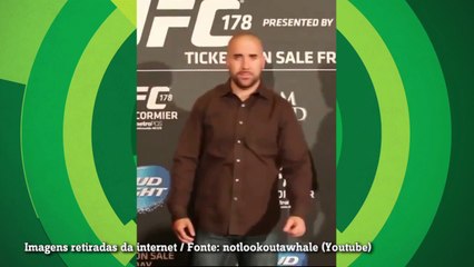 Diretor do UFC se mete no meio de Jones e Cormier e acaba no chão