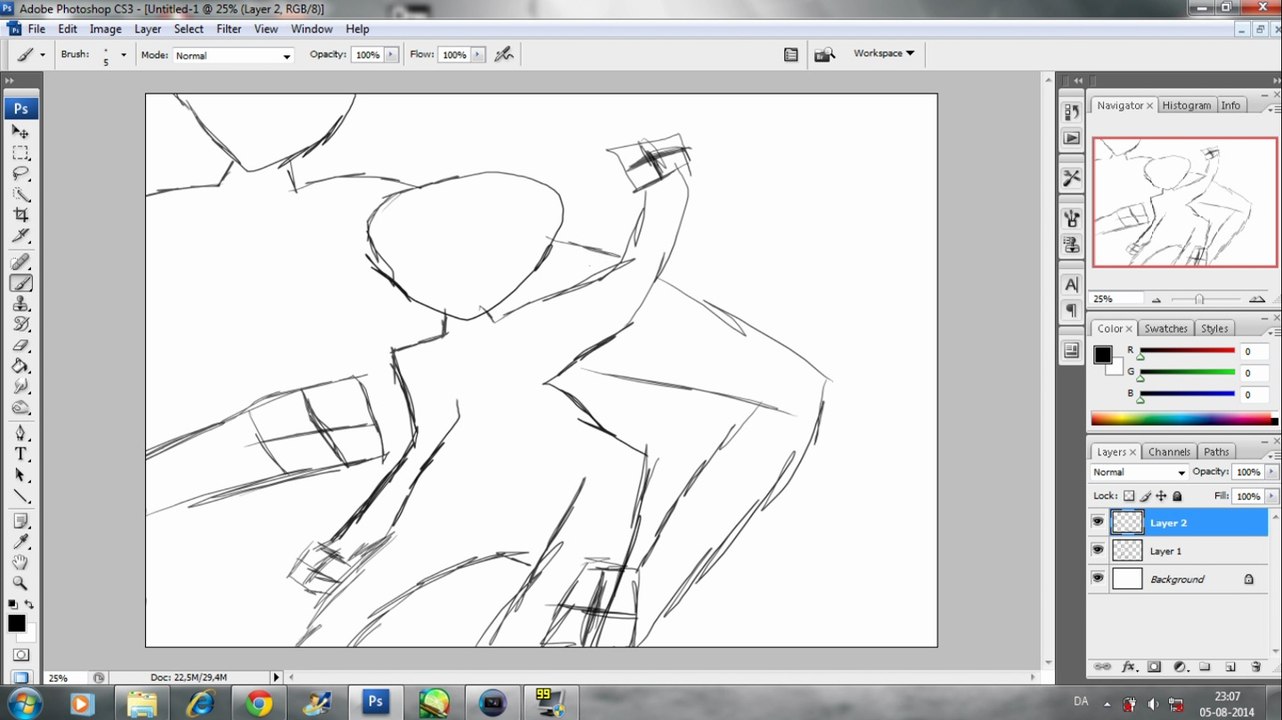me speak and drawing