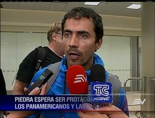 Byron Piedra llegó al país