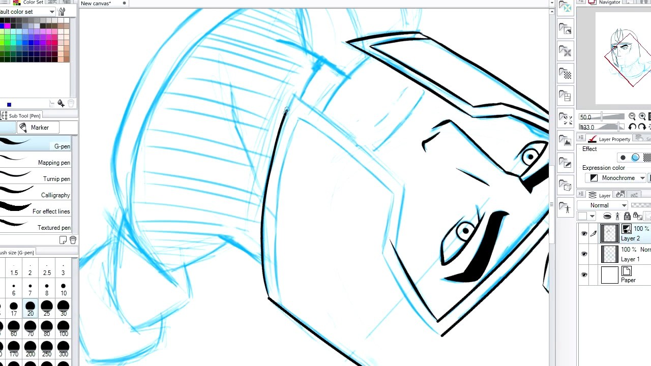 Digitally Inking Magneto