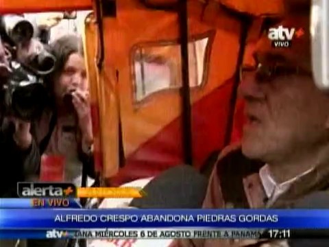 Alfredo Crespo y cúpula del Movadef dejan Piedras Gordas