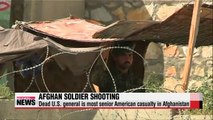 Suspected insider attack at Afghan training center leaves U.S. senior officer dead