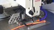 Rope sewing machine to stitch rescue ropes together with Kevlar thread