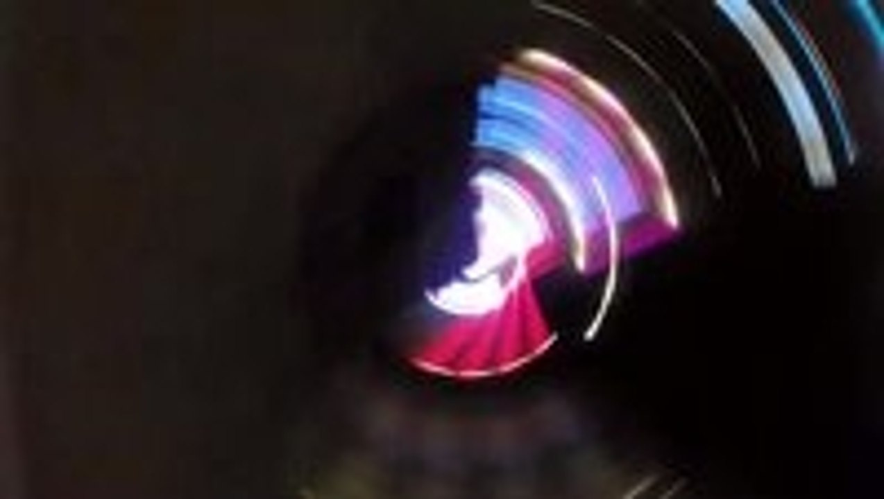 This is what it looks like when you duct tape a GoPro to your car tire