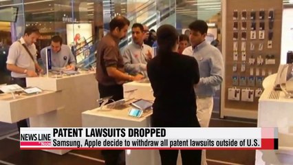 Télécharger la video: Samsung n Apple decide to withdraw all patent lawsuits outside of U.S.