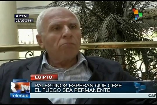 Palestinos esperan que cese el fuego sea permanente