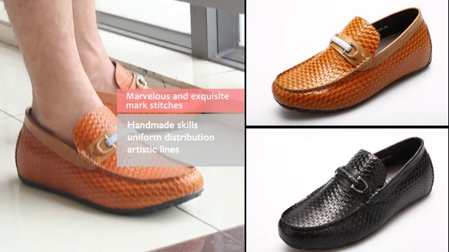Chamaripa woven height increasing shoes for men-032H16