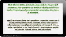 Unlimited Background Checks at eVerify.com