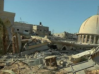 REPORTAGE - Gaza: les habitants de Khuzaa reviennent dans leur quartier en ruines