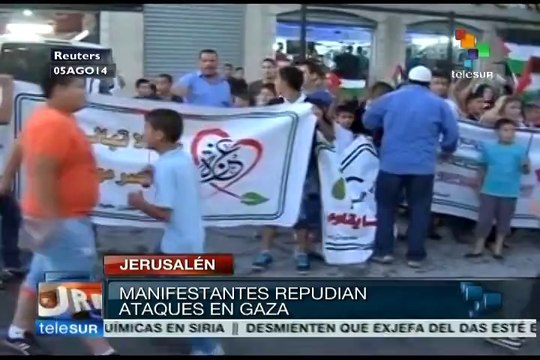 Israel: manifestaciones en Jerusalén en rechazo a los ataques en Gaza
