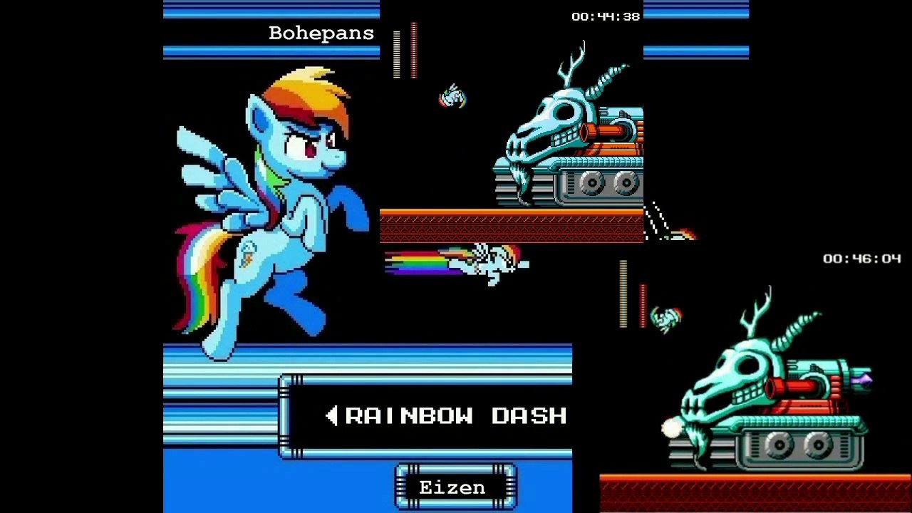 Let's Race Mega Pony:  Rainbow Dash Challenge Run (Non-Commentary Version)