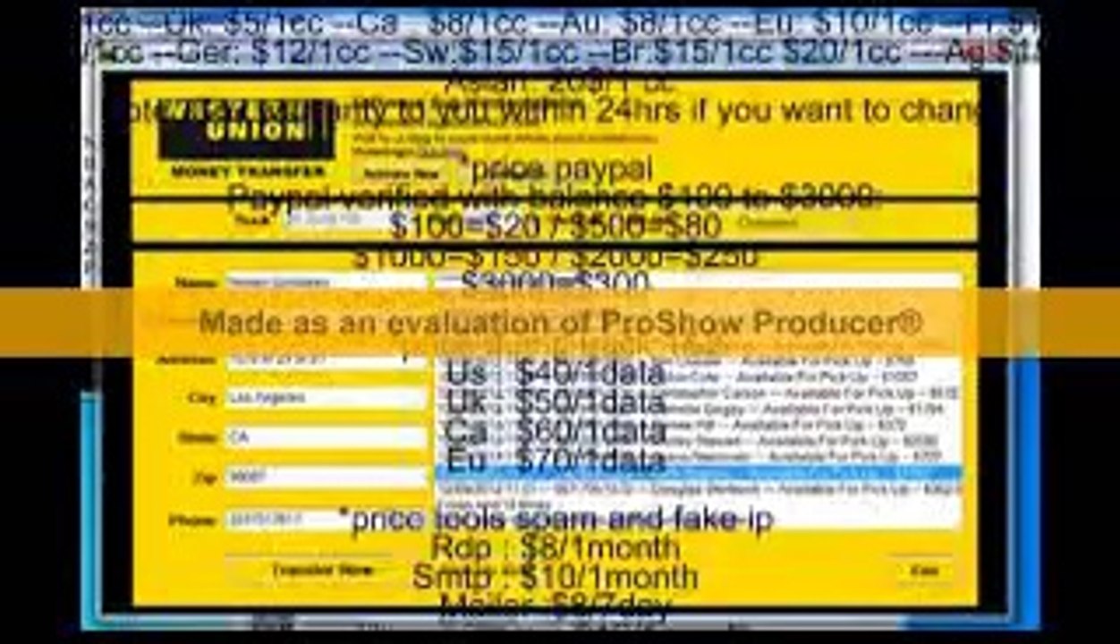 ICQ: 684239409/Skype: jame william/ Cvv/Paypal/Bank login/ Transfer WU/ Ship....