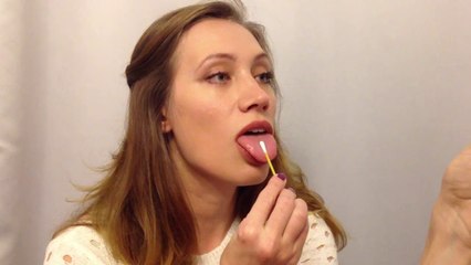 Логопед. Упражнение 'Трубочка'. - Exercise 'Tube.'