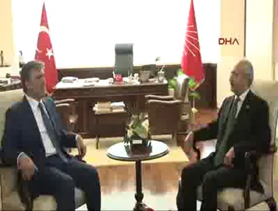 GÜL'DEN KILIÇDAROĞLU'NA VEDA ZİYARETİ