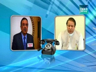Nawaz Sharif calls Asif Zardari to Discuss current situation