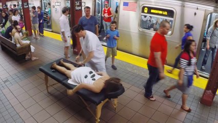Un Spa dans le métro New Yorkais!