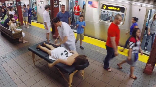 Un Spa dans le métro New Yorkais!