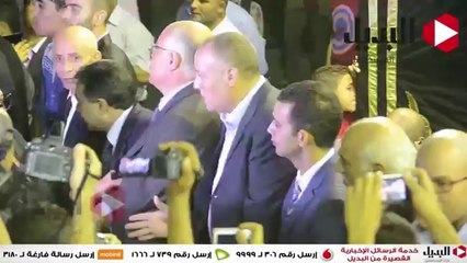 عادل امام و محمد رمضان فى عزاء الفنان الراحل
