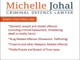 Criminal lawyer Michelle Johal provides representation for those facing criminal charges throughout Brampton and Southern Ontario. Her practice includes the defence of all criminal charges, with a particular focus on domestic assault charges, fraud, theft