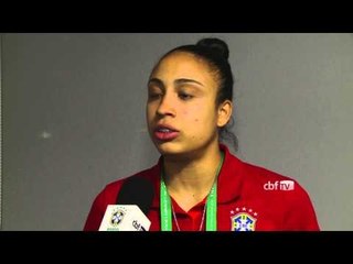 Letícia já quer Brasil focado no próximo adversário