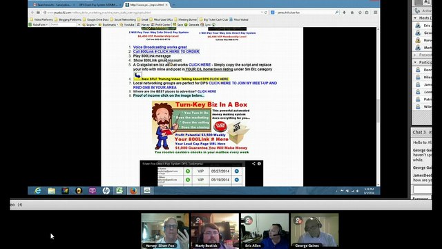 Silver Fox Team Build Direct Pay System DPS Tuesday Live Training