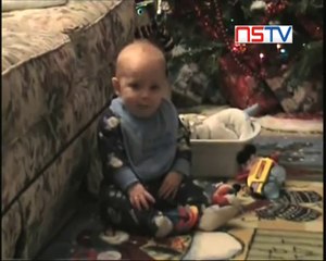 Baby makes fake cry to attract attention