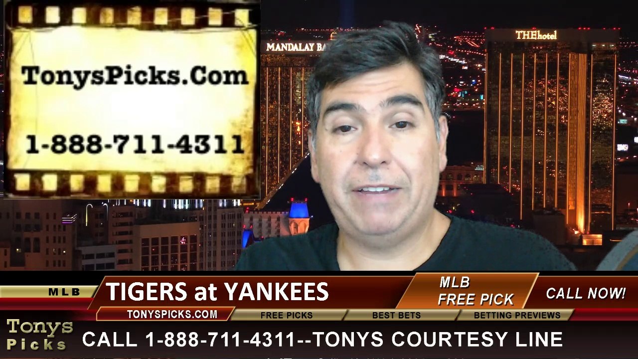 MLB Odds New York Yankees vs. Detroit Tigers Pick Prediction Preview 8-6-2014