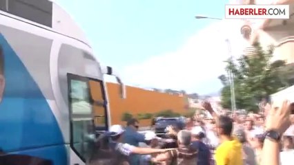 Cumhurbaşkanı adayı ve Başbakan Erdoğan, Aydın'a geldi