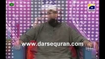 Junaid Jamshed Prog 6 'Haya Alal Falah' With Mufti Muhammad Zubair 30 Jan 2012